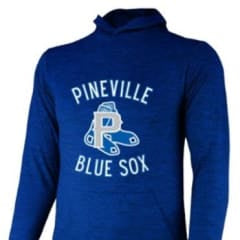 Long Sleeve Hooded T-Shirt - Royal Round Logo "12U"