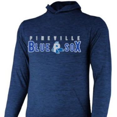 Long Sleeve Hooded T-Shirt - Navy Round Logo "10U"