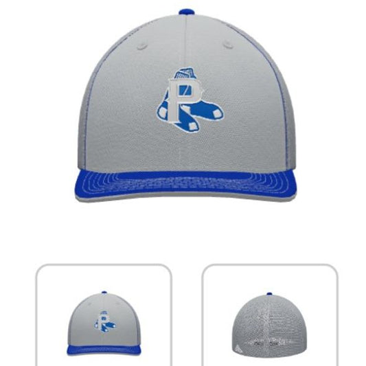 Fitted Trucker Hat - Blue Sox Royal & Gray