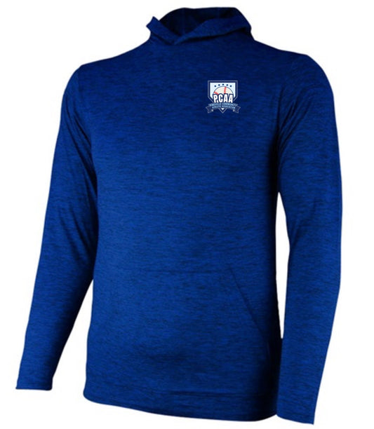PCAA Branded Epic Adult & Youth Ultra-Comfortable " Enhanced-Heather" Kangaroo-Pocket Hooded Heavy T Shirt