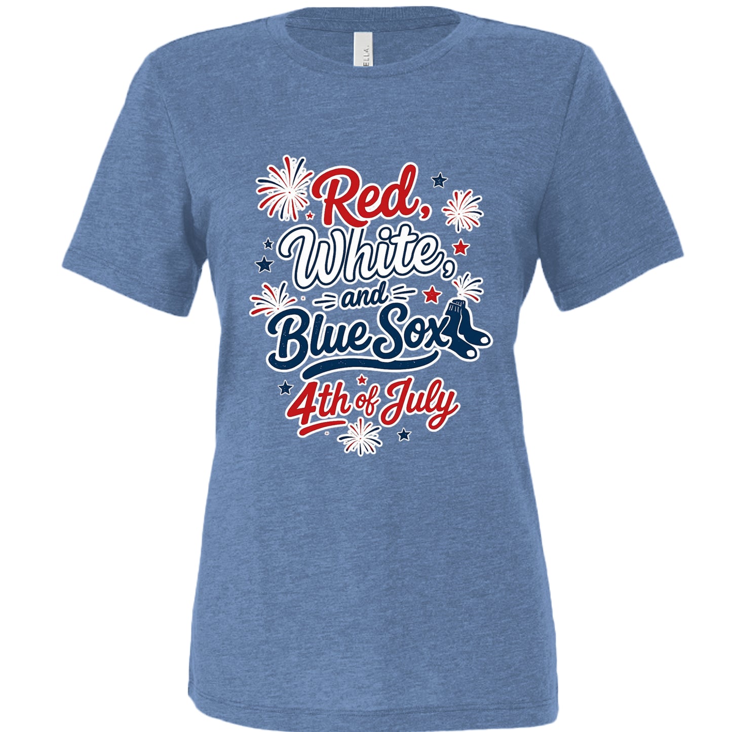 Blue Triblend - 6413 - FRONT